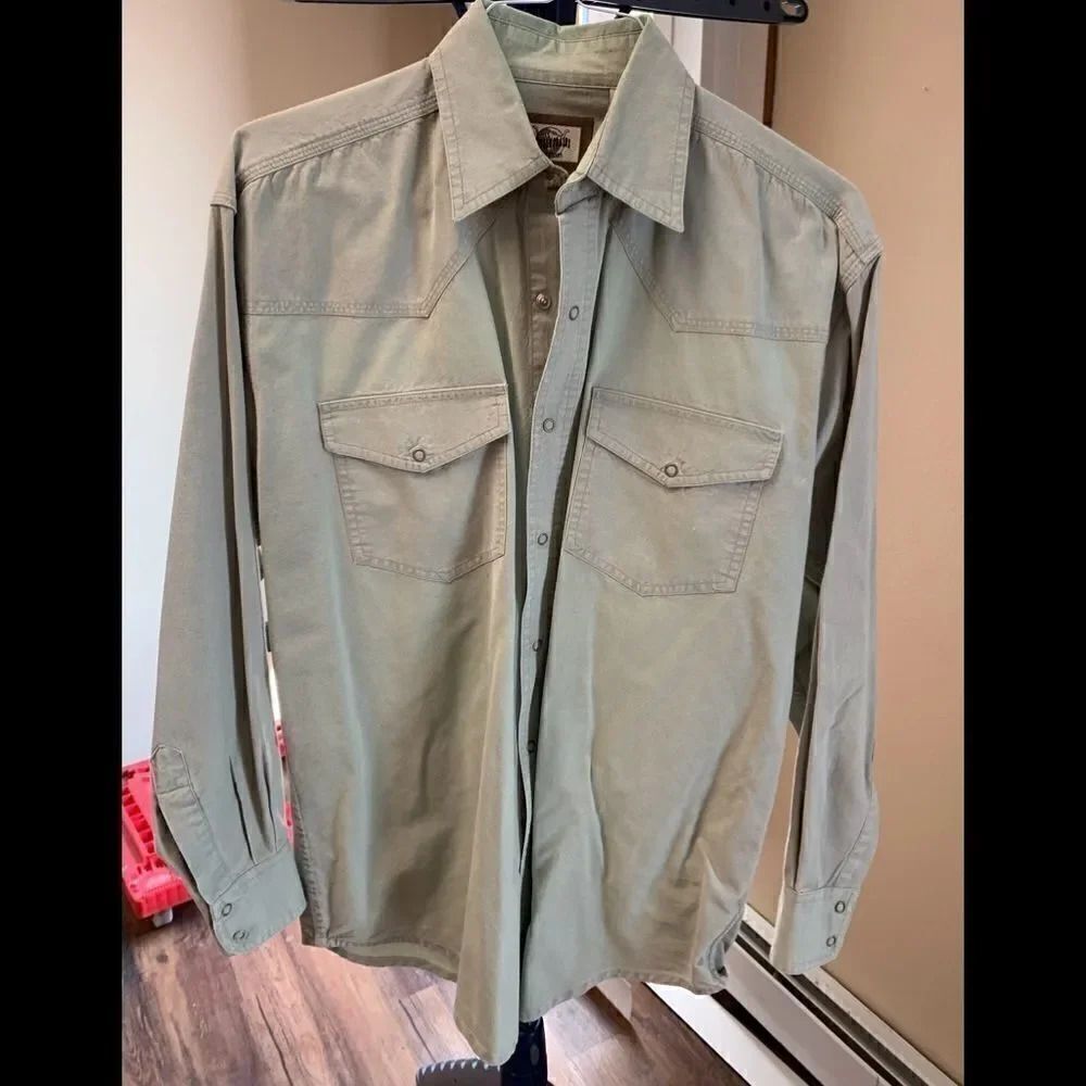 Like New Sage Green Long-sleeve, Medium Shirt #MB2